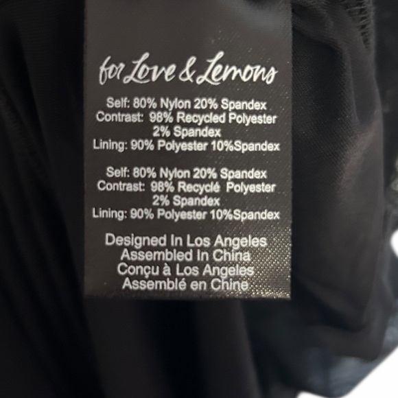 For Love and Lemons Poison Ruched Dress - Picture 7 of 7